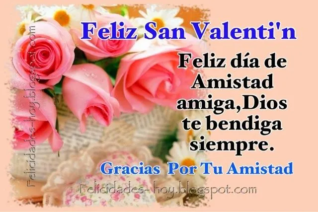 Pensamientos De La Vida Diaria : Feliz día de la Amistad