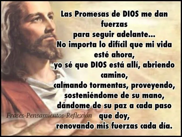 Pensamientos De La Vida Diaria : Las Promesas de DIOS me dan ...