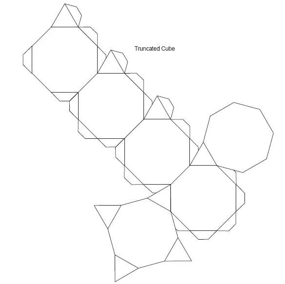 Pentagonos para armar - Imagui