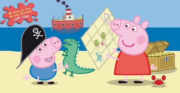 La búsqueda del tesoro', el nuevo espectáculo de Peppa Pig ...