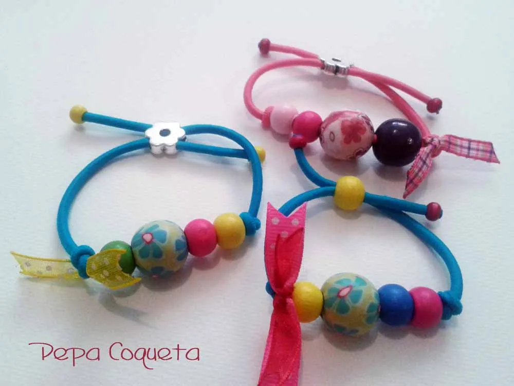 Pepa Coqueta: Pulseras de mil colores!!