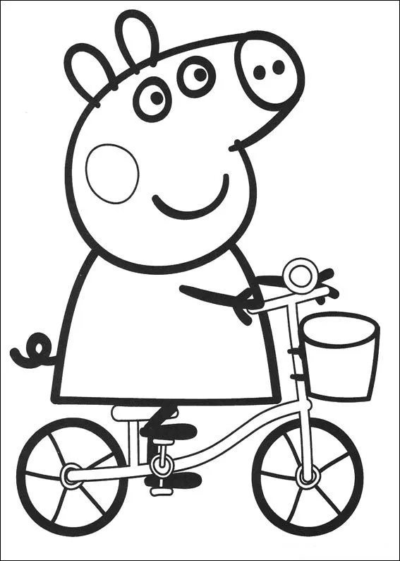 Peppa Pig - Dibujos para imprimir y colorear