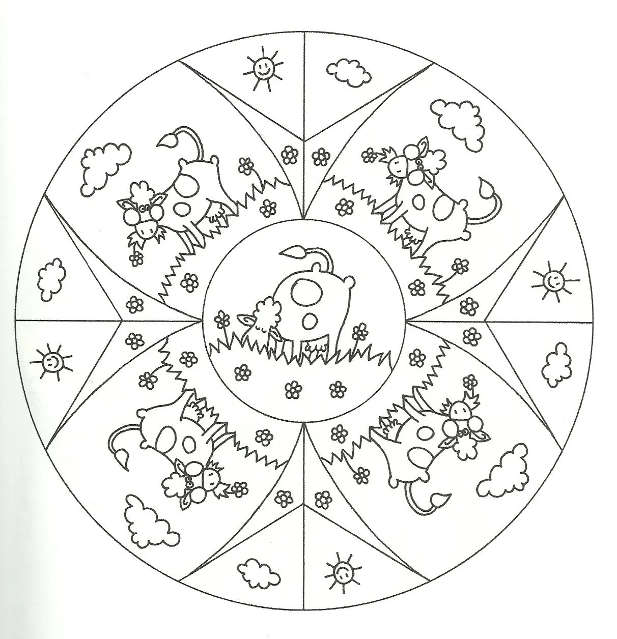 MANDALAS DIVERTIDOS PARA NIÑOS | LOS PEPINILLOS...EN VINAGRE