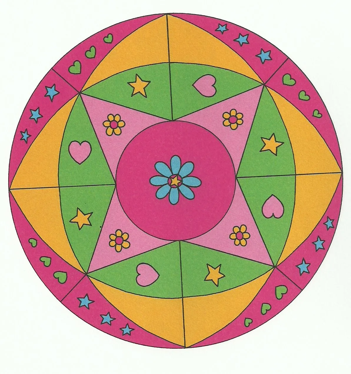 LOS PEPINILLOS...EN VINAGRE: MANDALAS DIVERTIDOS PARA NIÑOS