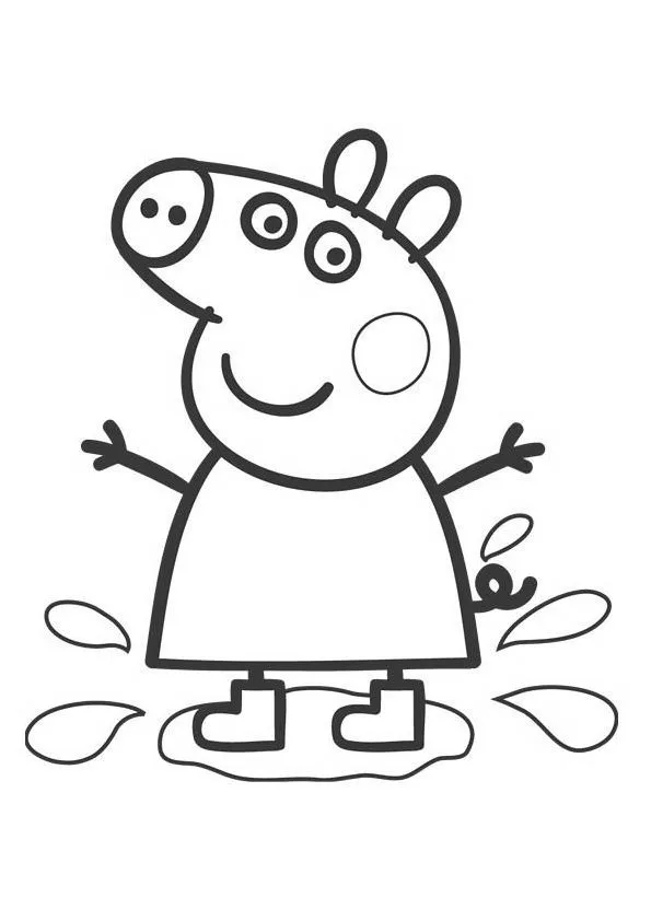 Peppa Pig para colorear