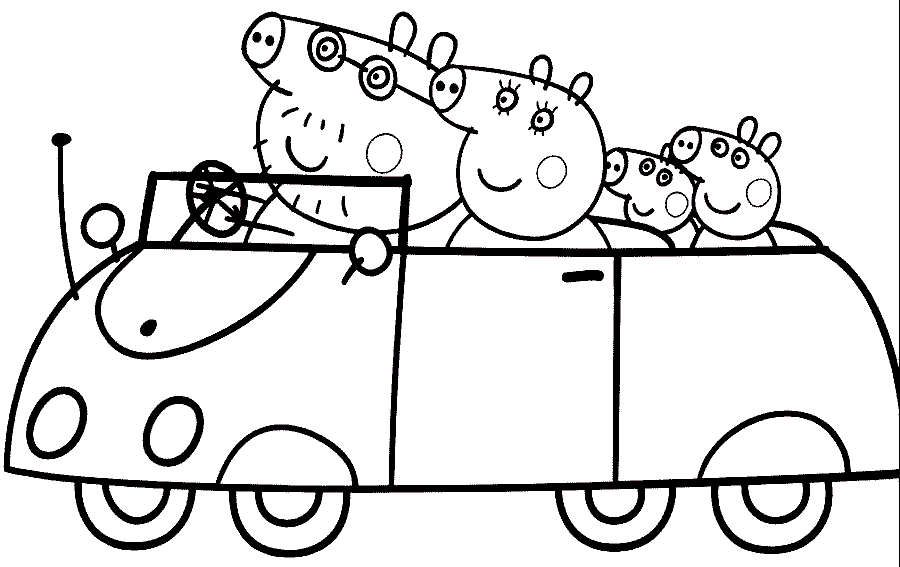 Peppa Pig para colorear