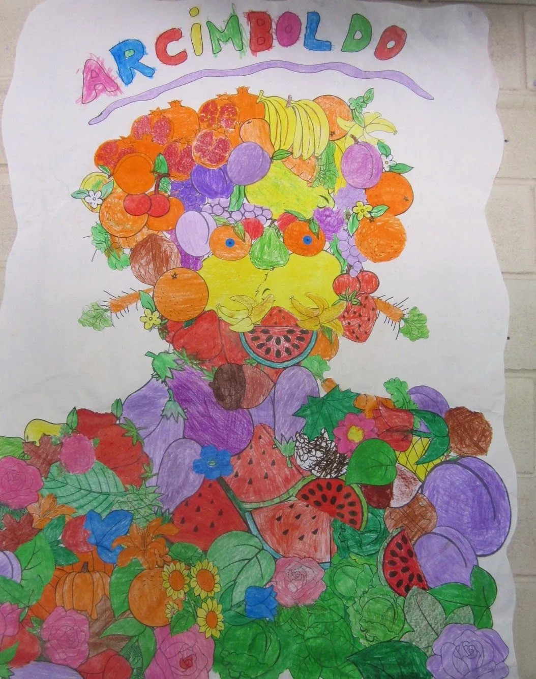 Pequechos de Mimí: MURAL DE ARCIMBOLDO