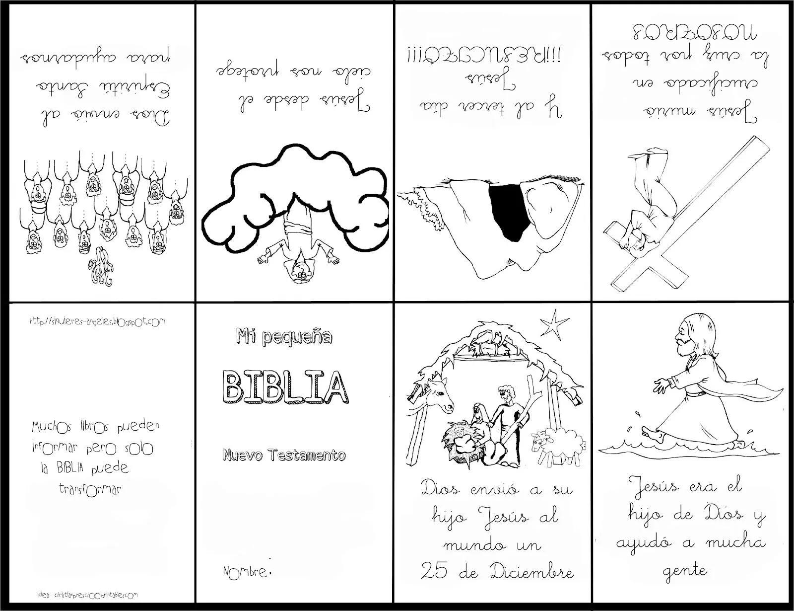 Mi pequeña Biblia (libritos para colorear y trabajar con nuestros alumnos)..