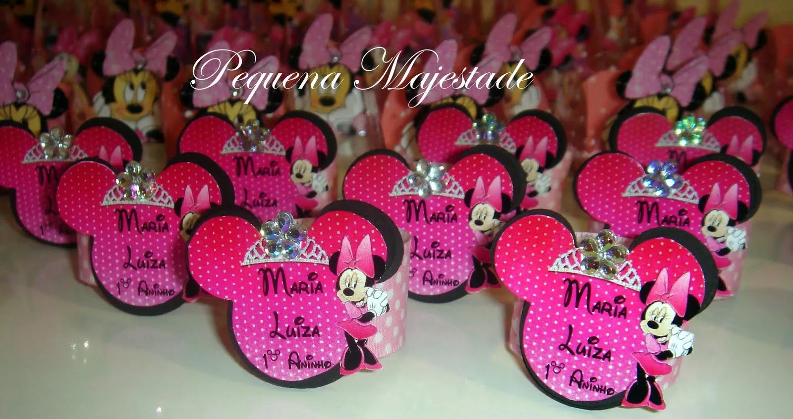 Pequena Majestade: Festa Minnie Rosa: Maria Luiza