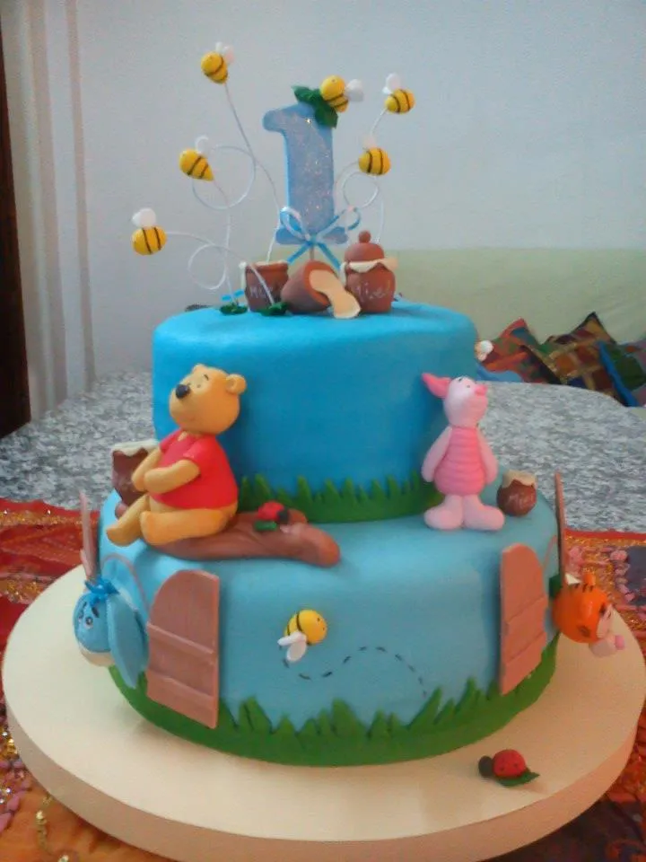 Pequeñas Artesanias: Torta De Winnie Pooh