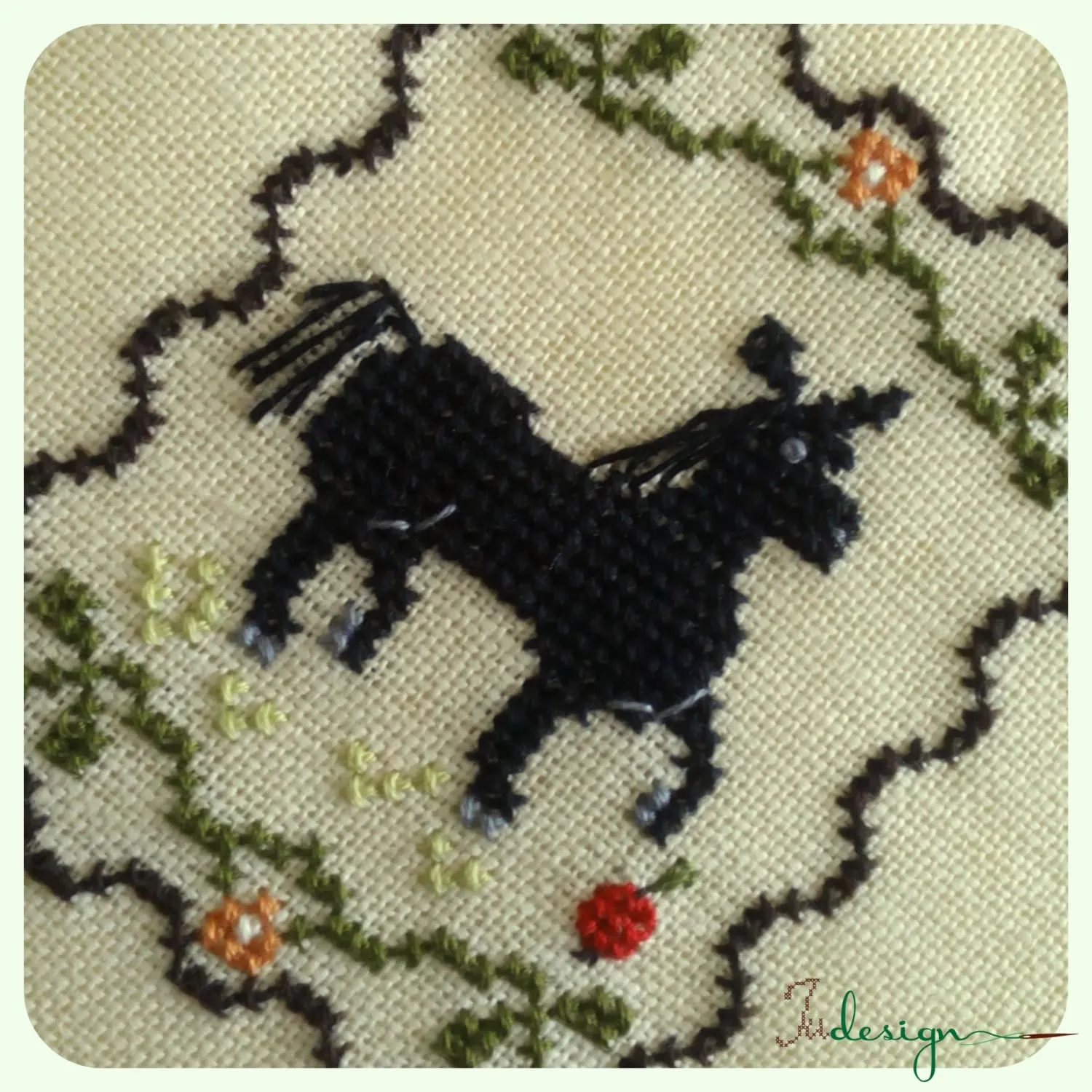 Mi pequeño caballo punto de cruz patrón - Etsy México