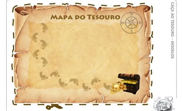 convite mapa do tesouro jake - Pesquisa Google | jack e os piratas ...