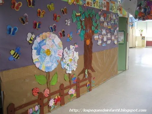 LOS PEQUES DE INFANTIL: Mural de Primavera (1ª Parte)