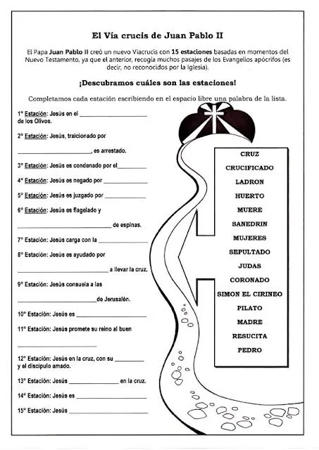 PEQUES Y PECAS...: EL VIACRUCIS DE JUAN PABLO II: