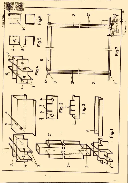 Perfiles para el armado de modulos planos de construccion (1 de ...