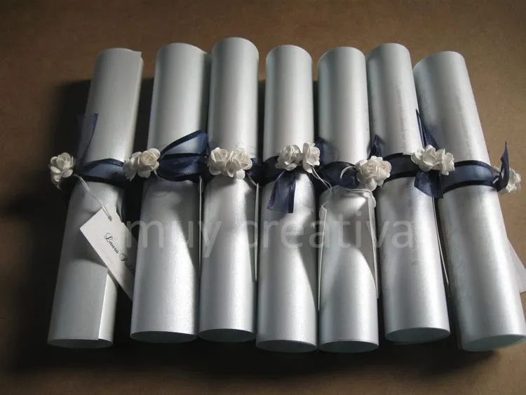 Tarjetas en pergamino para grado - Imagui