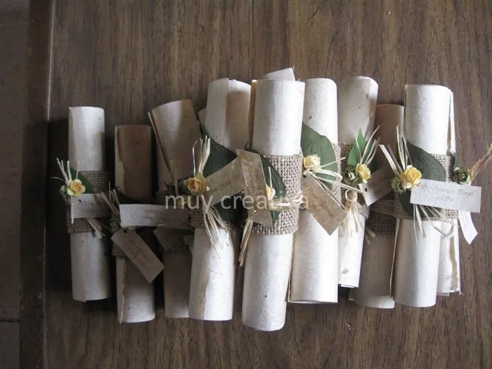 pergaminos de boda | Tarjetas y Diseños Muy Creativa pergaminos de boda | Tarjetas y Diseños Muy Creativa