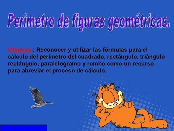 Perimetro de figuras geometricas(