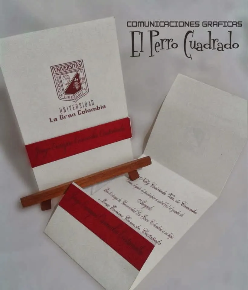 EL PERRO CUADRADO: TARJETAS PARA GRADO