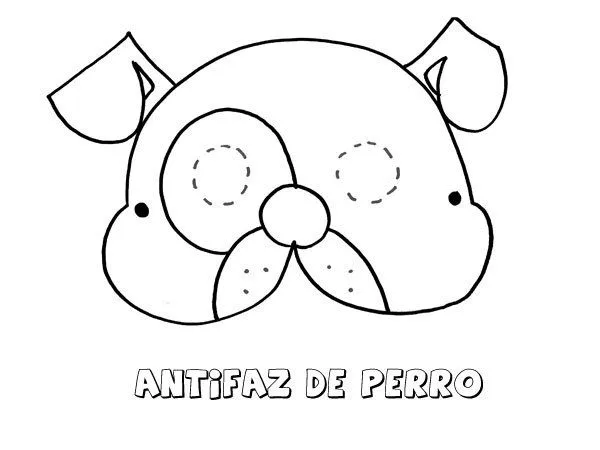 de perro. Dibujos para colorear con los niños