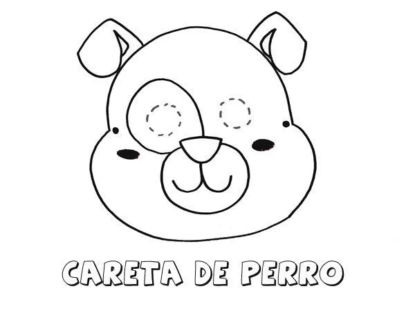 de perro. Dibujos para colorear con los niños