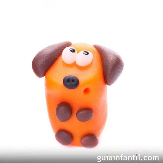 Perro de plastilina, animal de granja para niños - Animales de ...