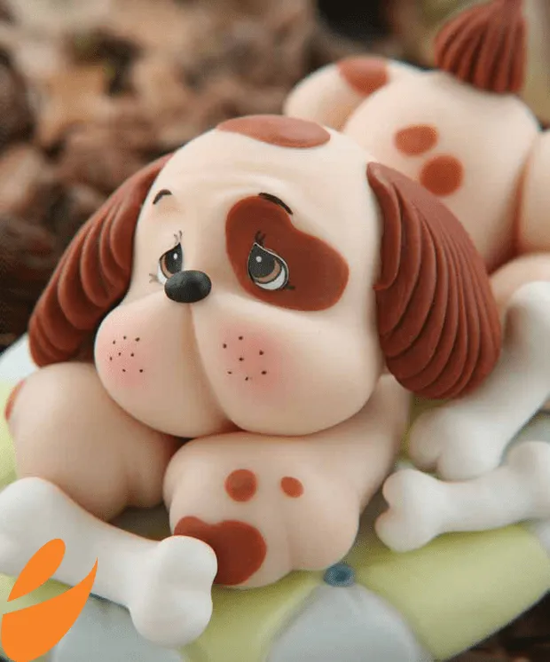 Paso a paso: Modelar un perro con fondant - Paperblog