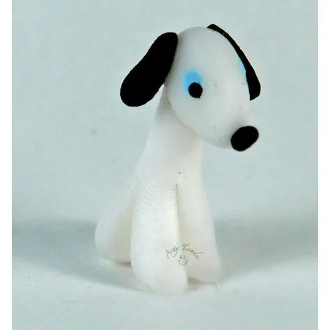 Perro en porcelanicron - ARTYTIENDA Calle 53 Bogota Artesanias en ...