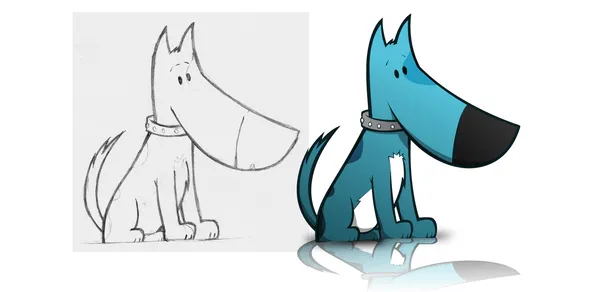 Perro vectorizado by ~egosk8 on deviantART