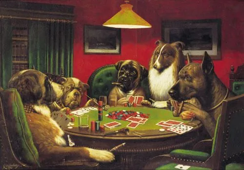 Perros jugando al Poker + Yapa - Taringa!