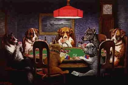 Son perros!!! Perros jugando al poker!! | Kinderham 511