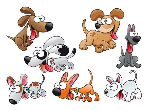 Perros Vector de dibujos animados - vectores gratis para su ...