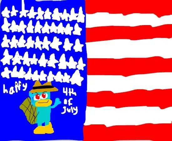 Perry the Platypus: 4th Of July Banner by TotallyTunedIn on deviantART