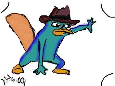 Perry The Platypus ? an animals drawing by Shep123 . Queeky - draw ...