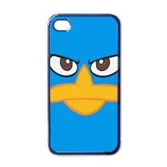 Perry the Platypus Apple iPhone 4 Case (Black) from ICaseGallery Front