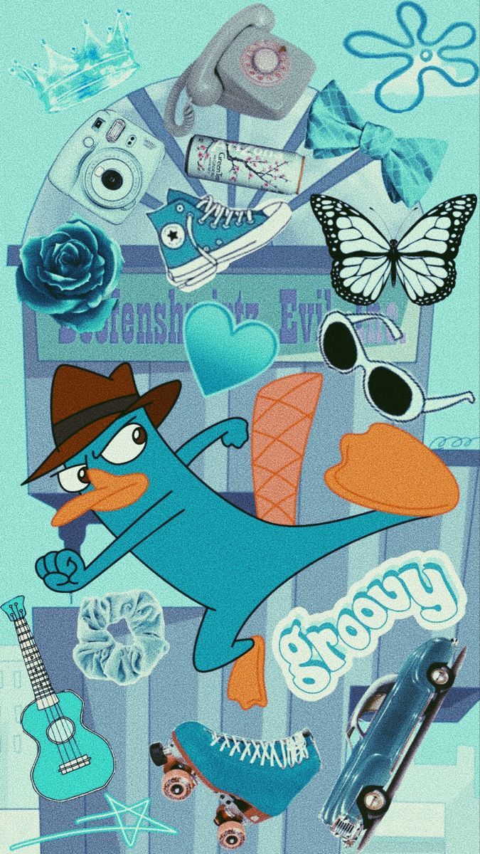 Perry the Platypus Phineas and Ferb iPhone Wallpaper | Phineas and ferb,  Perry the platypus, Cool wallpapers cartoon