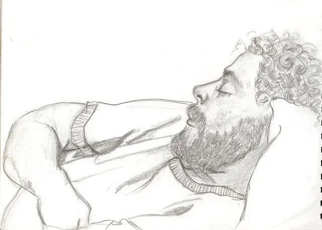 Una persona durmiendo en dibujo - Imagui