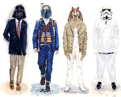 Los personajes de 'Star Wars' visten de... Viktor & Rolf