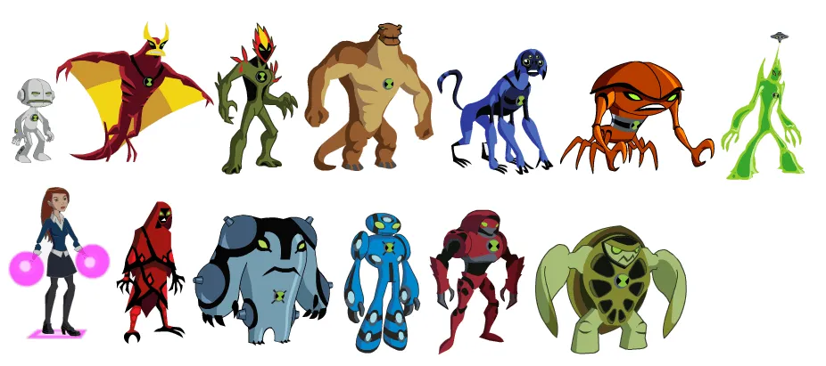 Imagen - Aliens de Ben 10 Creador de Juegos.PNG - Ben 10 Wiki - La ...