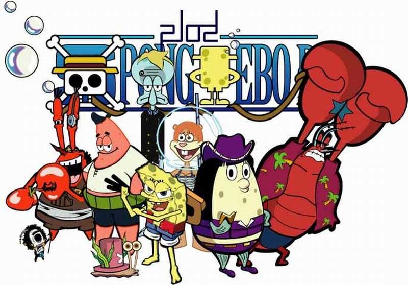 Personajes de Bob Esponja como One Piece | Blog Esponja