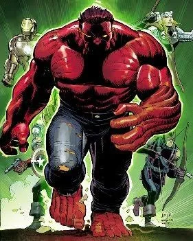 PERSONAJES DEL COMIC: HULK ROJO