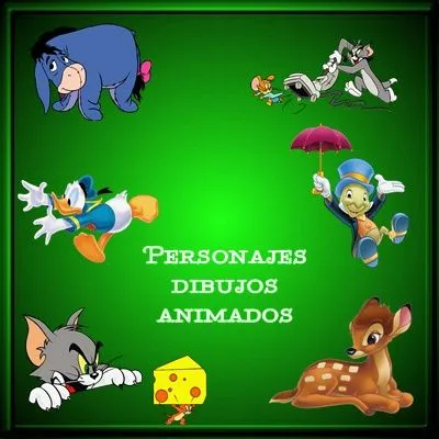 Personajes dibujos animados [PNG][Fotomontajes][ES ...