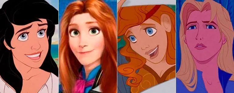 Cómo serían los personajes masculinos de Disney si fuesen mujeres ...