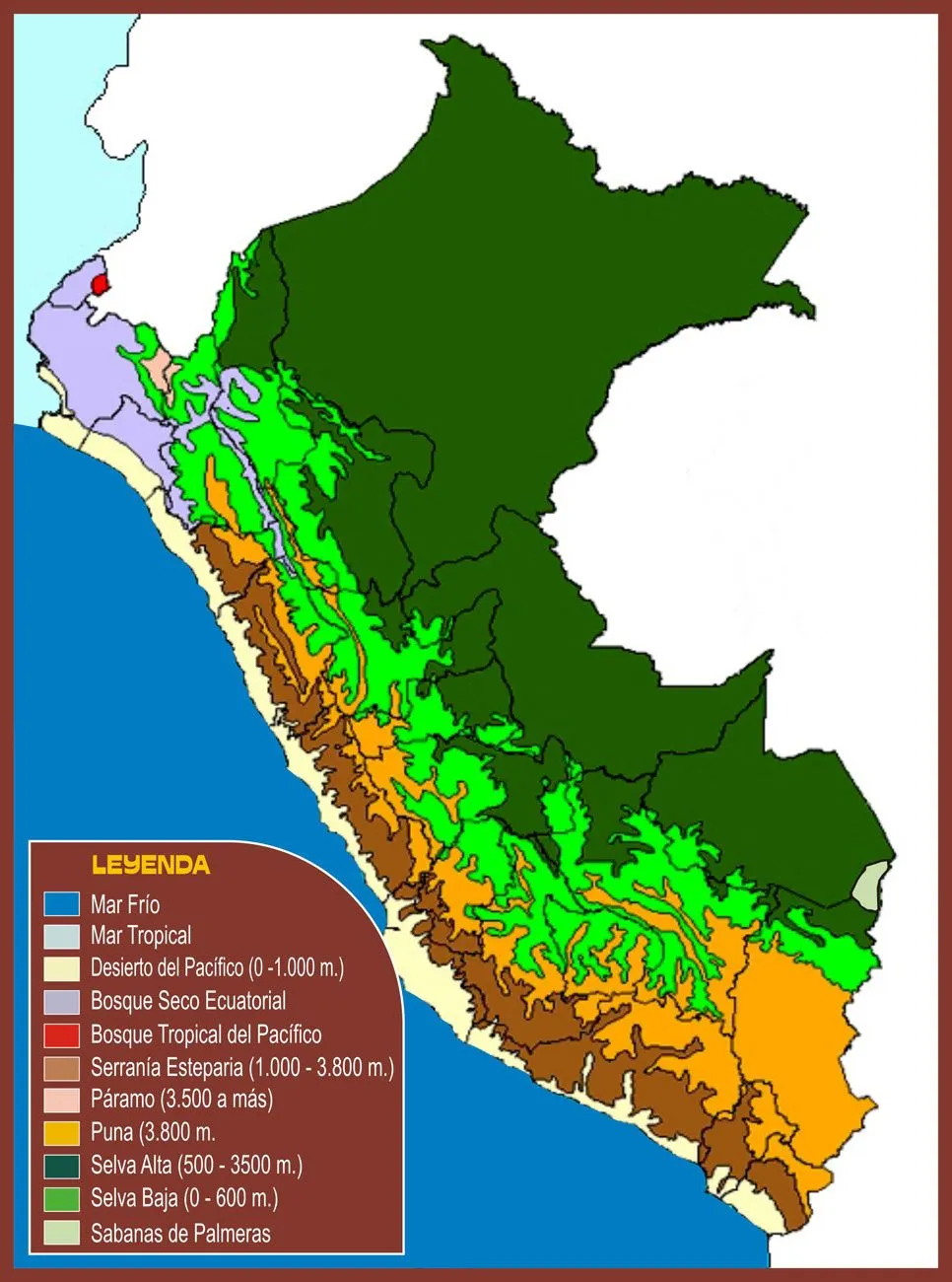 PERÚ - LAS 11 ECOREGIONES DE ANTONIO BRACK