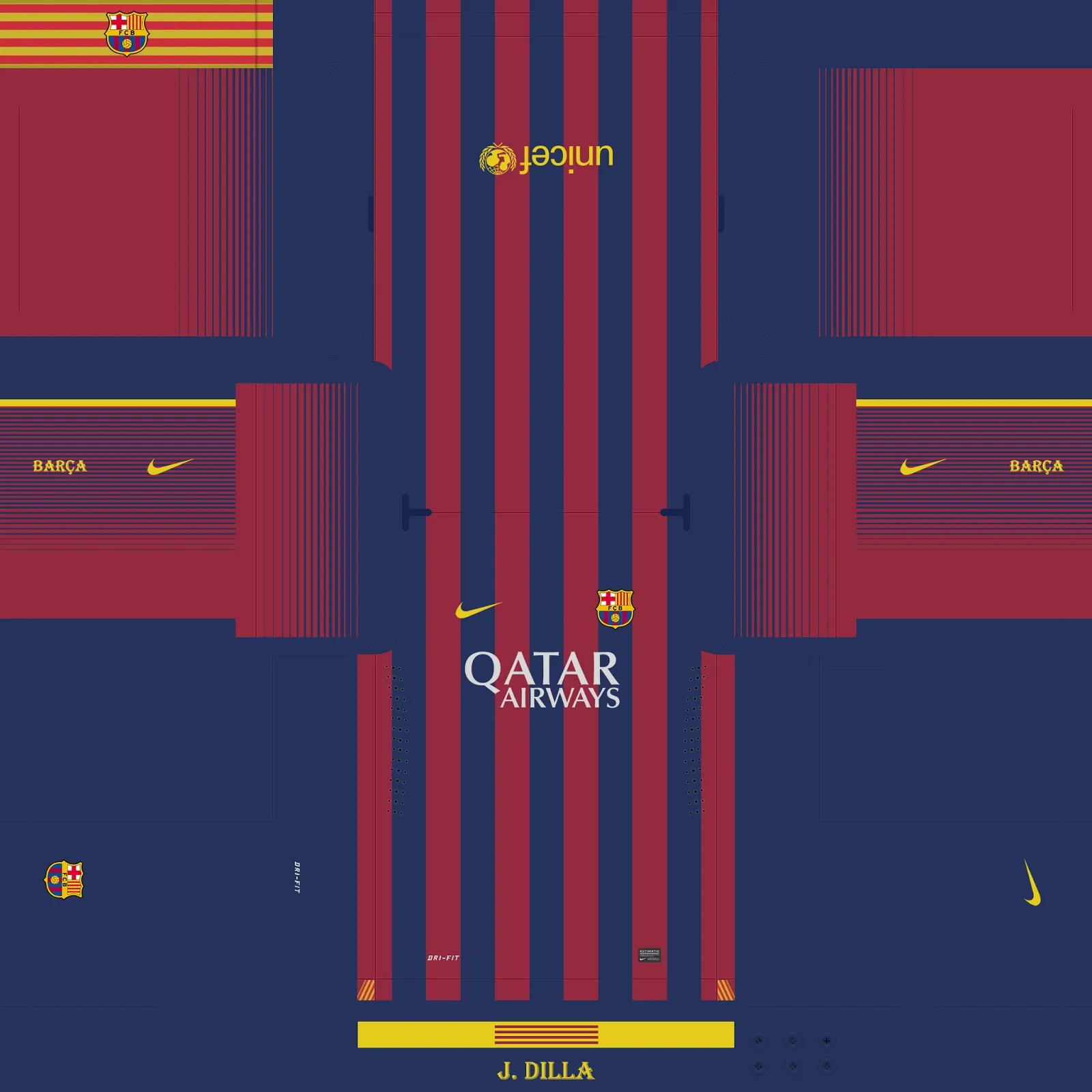 PES 2014] FC Barcelona 13/14 Home Kit by J Dilla | The Special One ...