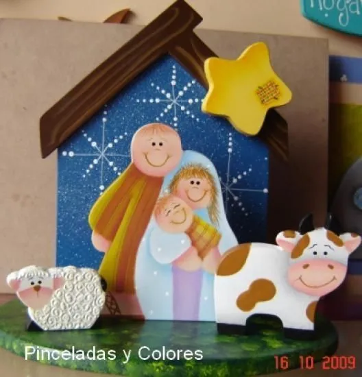 Pesebres navideños foami | Manualidades navideñas, Manualidades, Madera  navidad