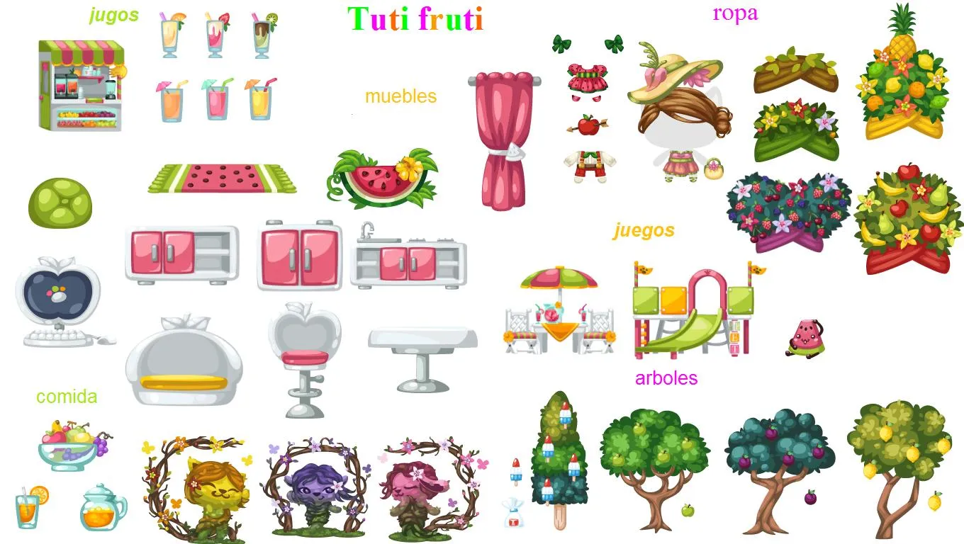 pet society me encanta: Tutti Frutti