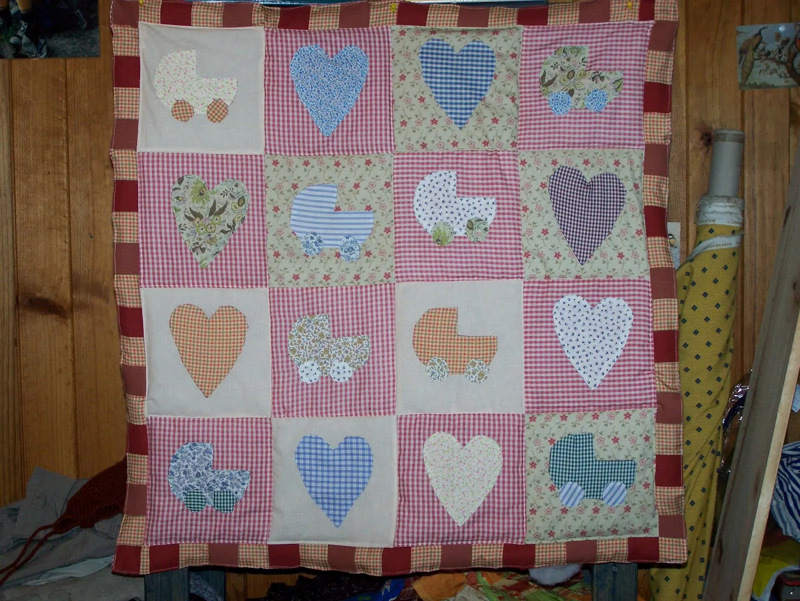 la petite maison de patchwork : Colcha bebe