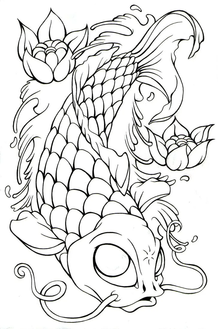 Pez Koi by AbrahamGart on DeviantArt