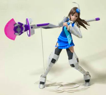 Phantasy Fanworks: Lumia 3D Paper Craft » Phantasy Star Fan Blog